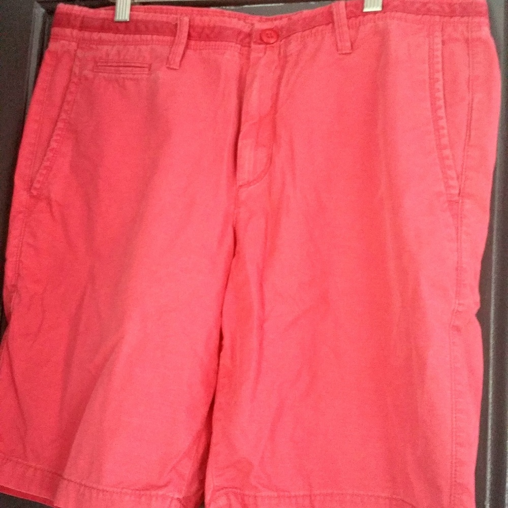 Gap Red Worn In Look Shorts Size 34